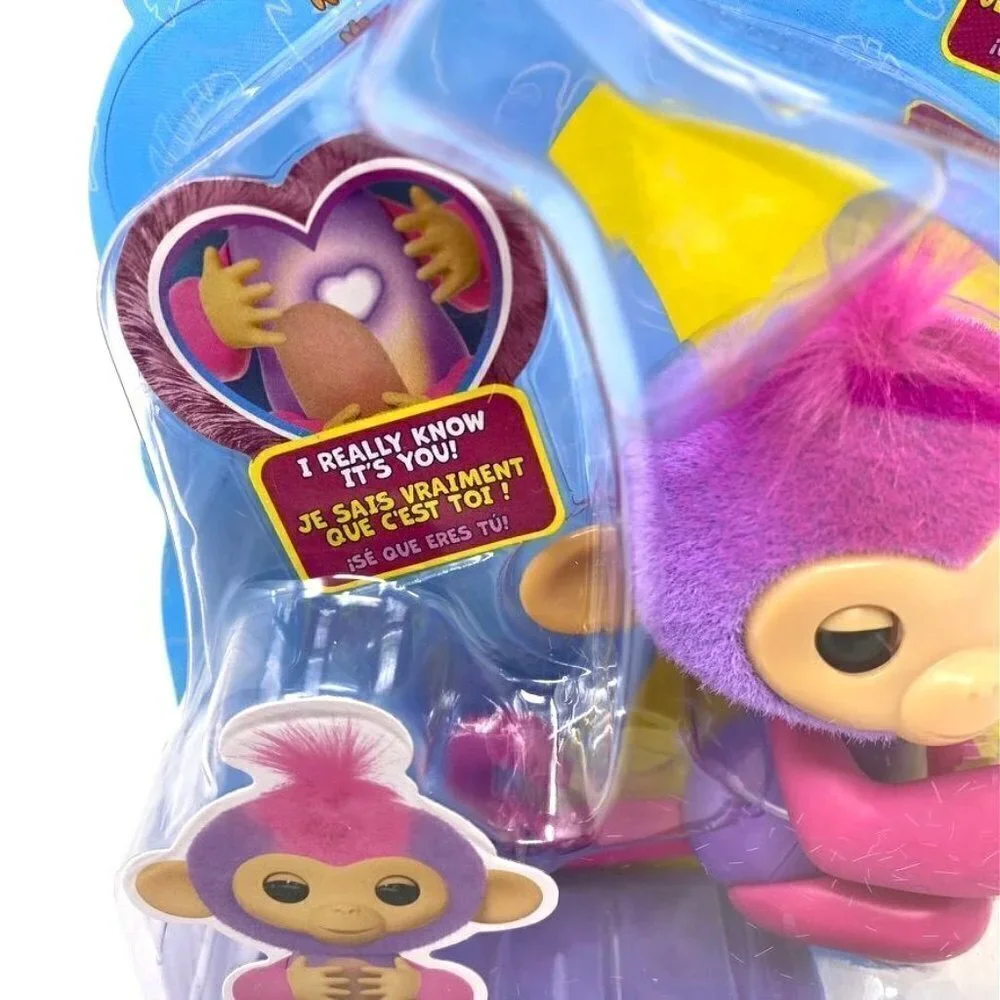 Fingerlings 2023 NEW Interactive Baby Monkey Reacts to Touch 70+ Sounds & Reacti